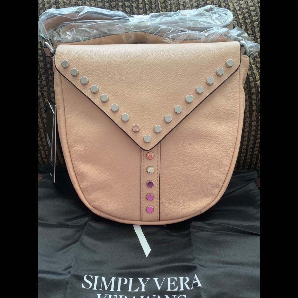 New Vera wang saddle leather  bag